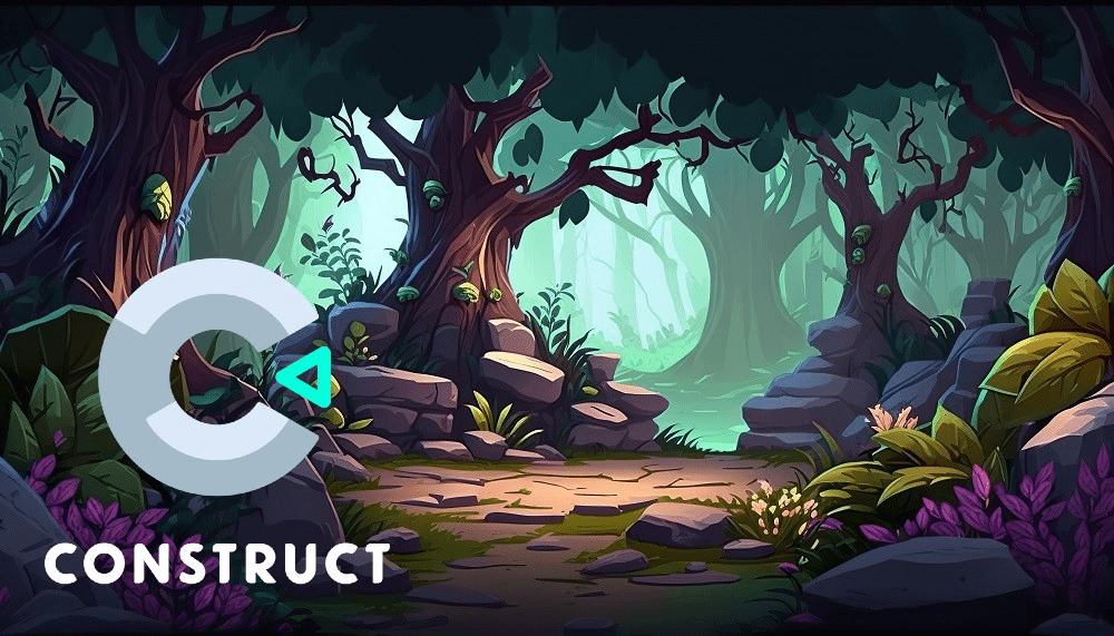 Construct 3 game engine forest