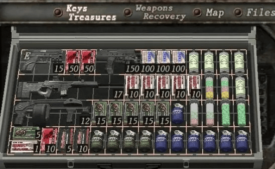 Resident Evil 4 Inventory System