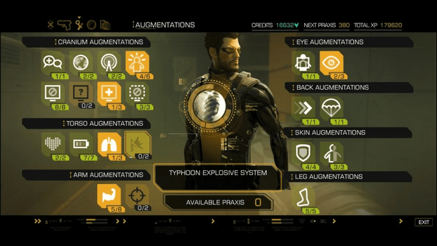 Deus Ex Revolution Augmentation System