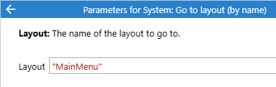 Construct 3 editor layout parameters