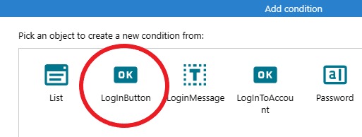 construct 3 loginbutton select